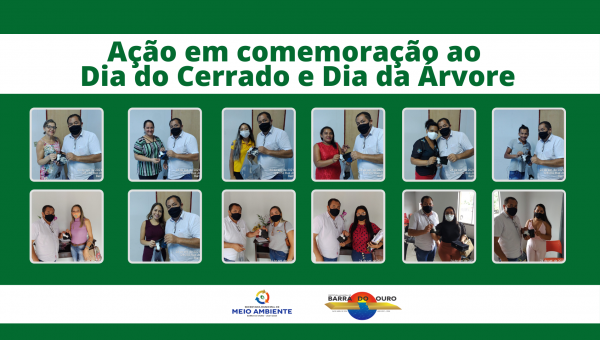 Secretaria Municipal de Meio Ambiente realiza ação em comemoração ao Dia do Cerrado e Dia da Árvore