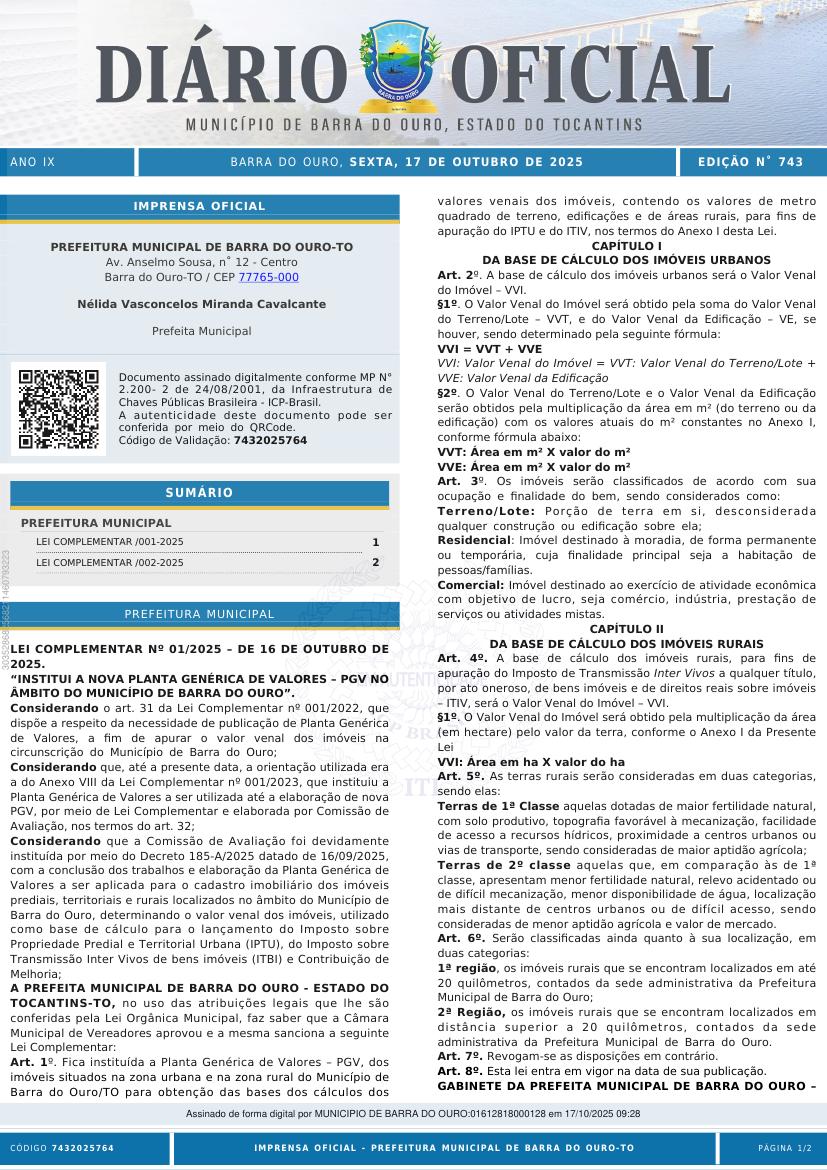 Capa da edição