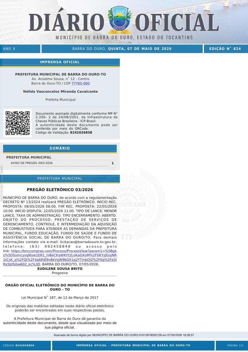 Capa da edição