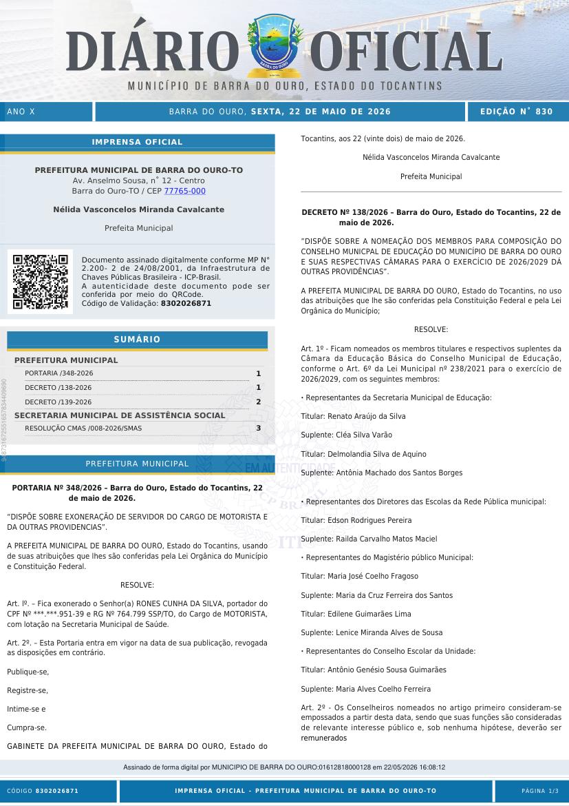 Capa da edição