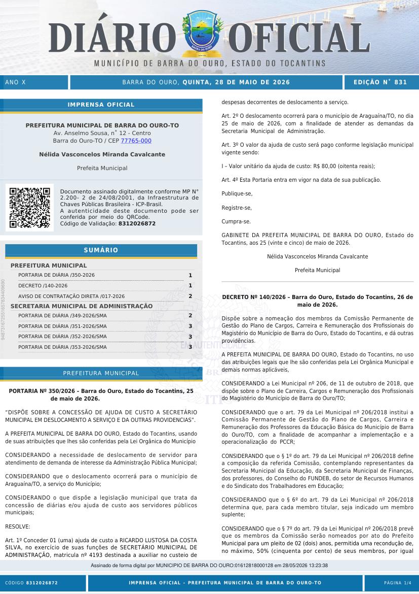 Capa da edição