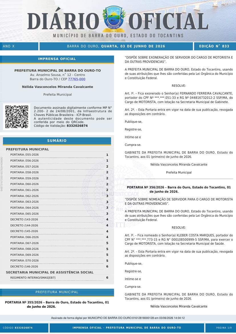 Capa da edição