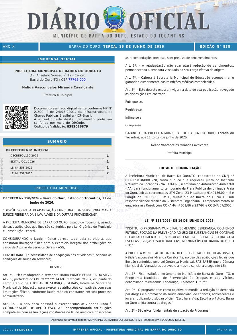 Capa da edição