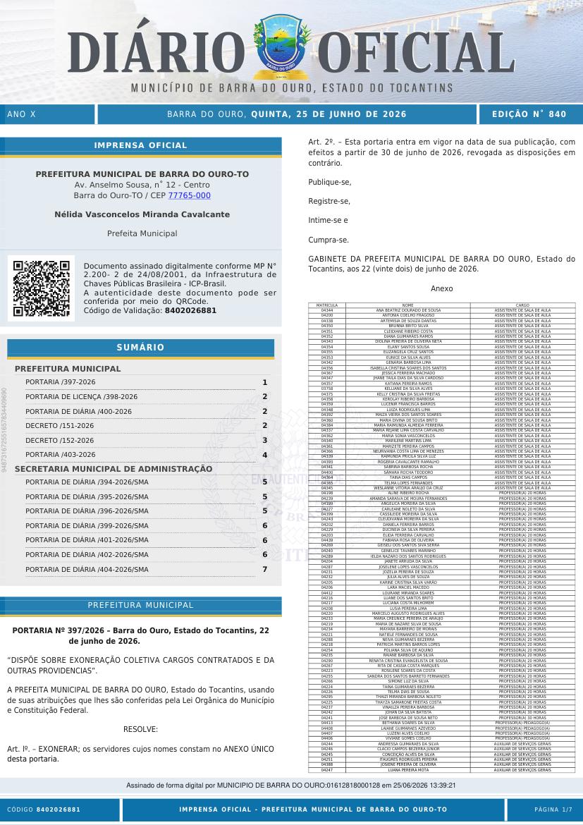 Capa da edição