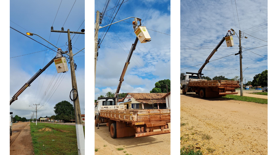 Prefeitura de Barra do Ouro realiza manutenção da Iluminação Pública