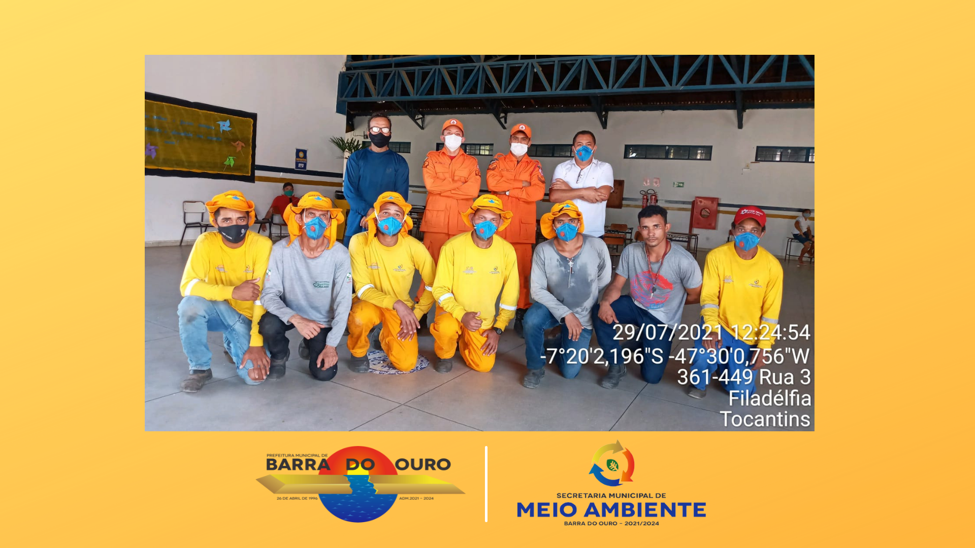 Brigadistas de Barra do Ouro são capacitados para atuarem no combate às queimadas