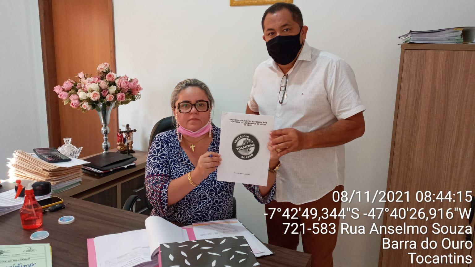 Barra do Ouro renova assinatura ao Protocolo do Fogo