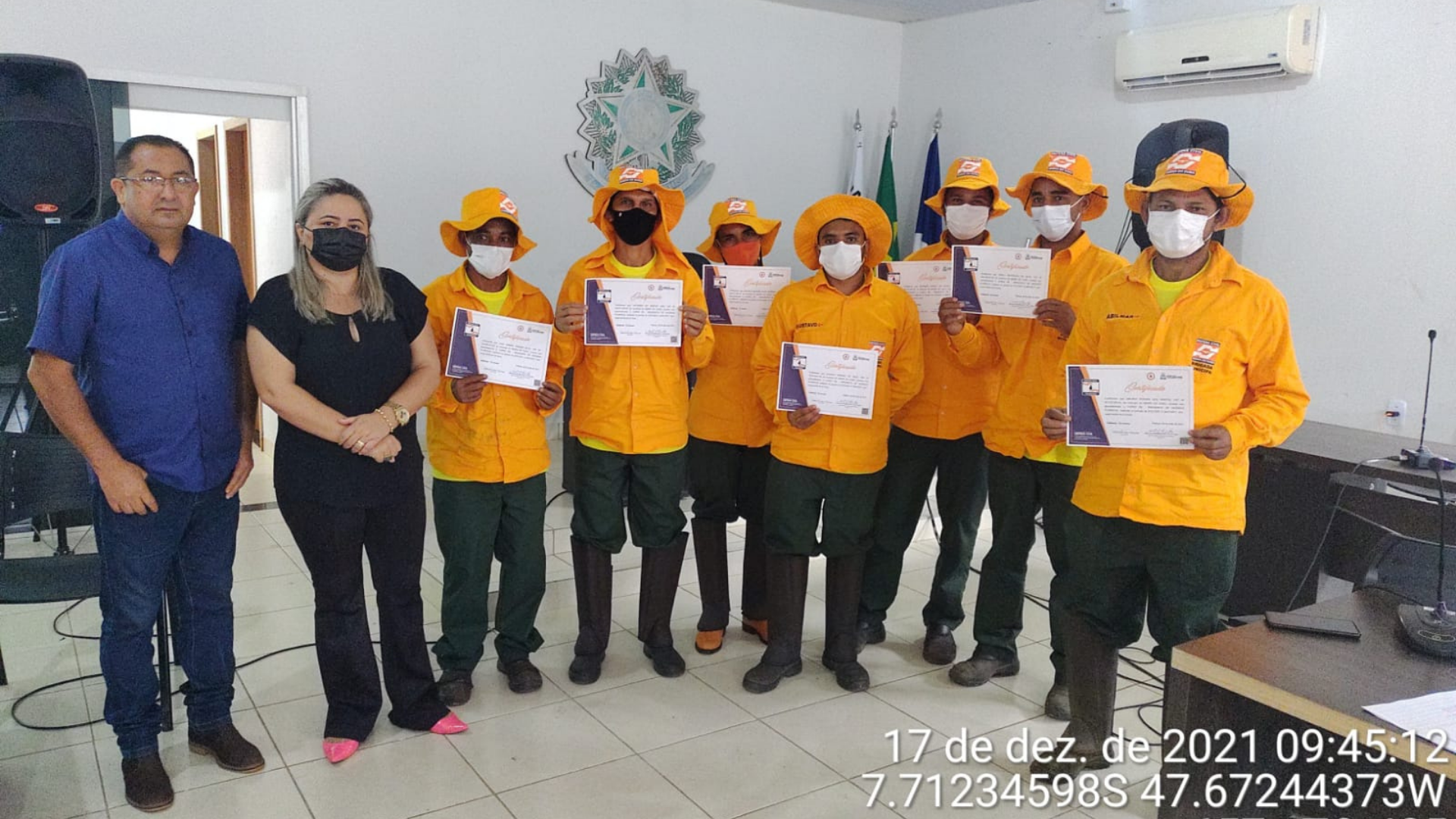 Após realização de curso, brigadistas de incêndio de Barra do Ouro são certificados e brigada do Município se estrutura cada vez mais