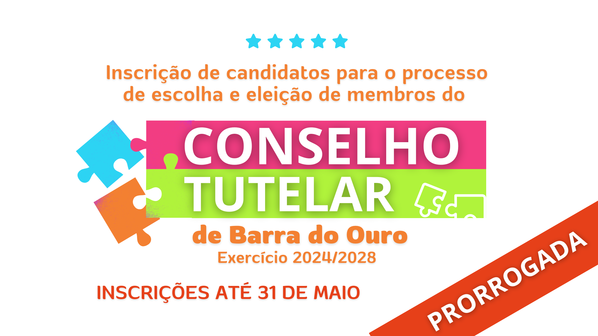 Barra do Ouro: Conselho Municipal dos Direitos da Criança e do Adolescente lança edital para eleição dos Conselheiros Tutelares