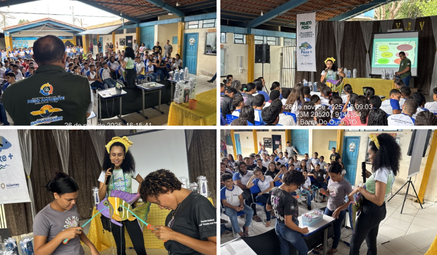 Barra do Ouro realiza Seminário, Gincanas e Oficinas do Projeto Peixe+ voltado aos estudantes do ensino médio
